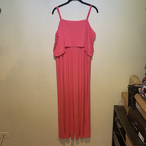 Zenana Coral Jumper Plus Size 1X NWOT - Picture 8 of 8